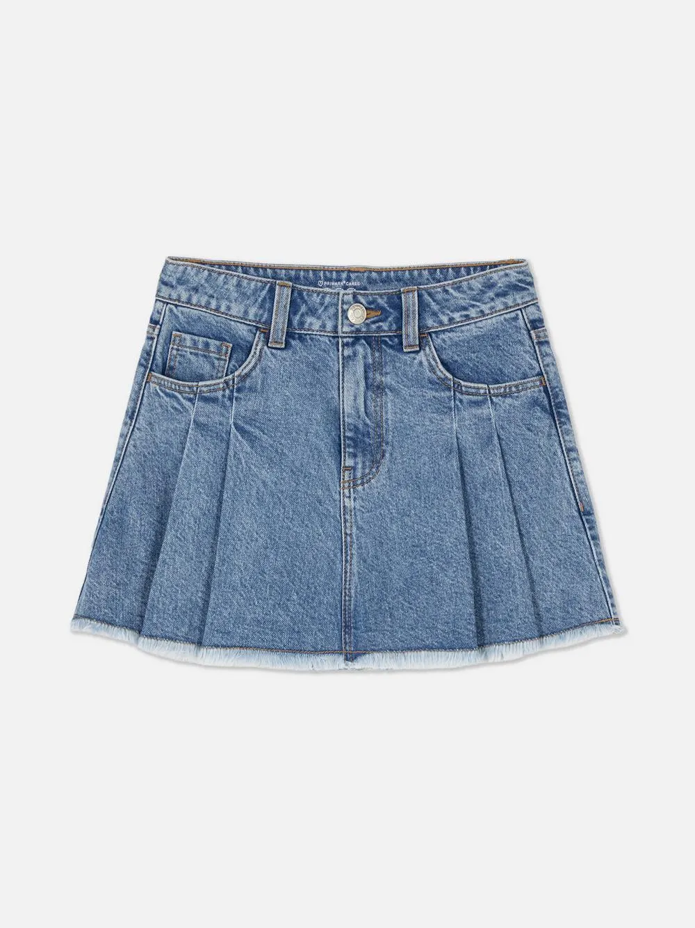 Falda vaquera plisada