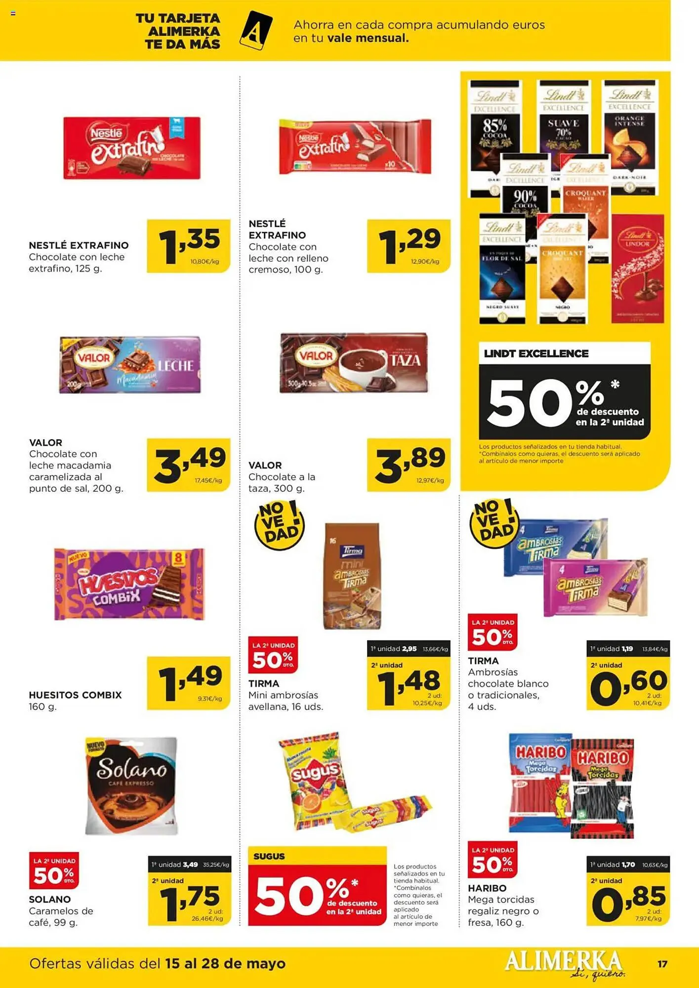 Catálogo de Folleto Alimerka 15 de mayo al 28 de mayo 2025 - Página 17