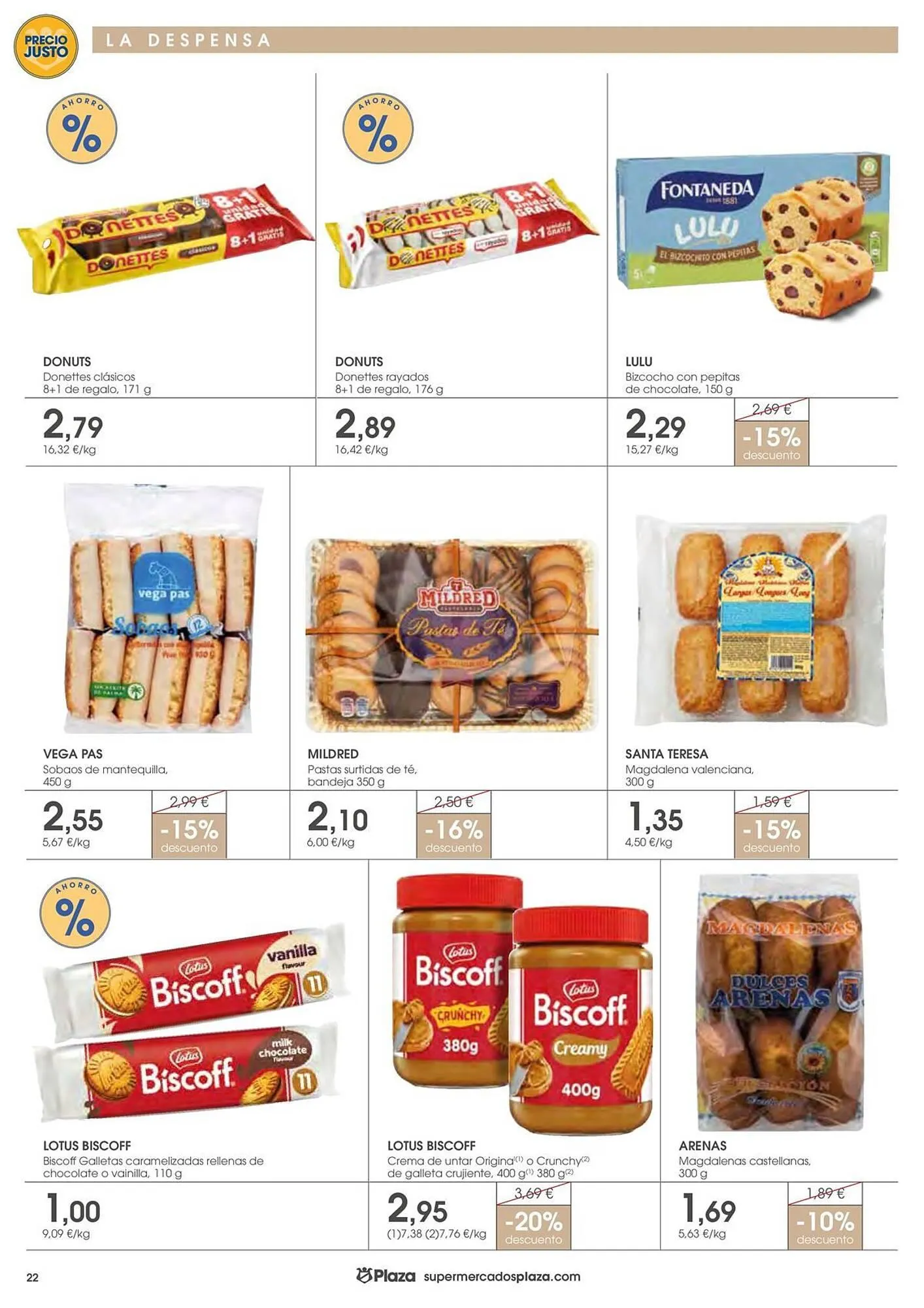 Catálogo de Folleto Supermercados Plaza 19 de marzo al 8 de abril 2026 - Página 22