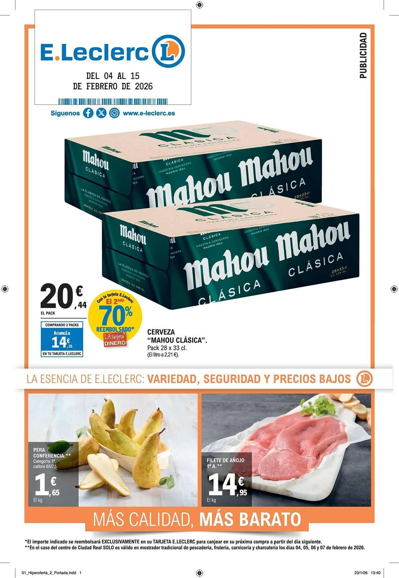 Catálogo de Catálogo E.Leclerc 4 de febrero al 15 de febrero 2026 - Página 1