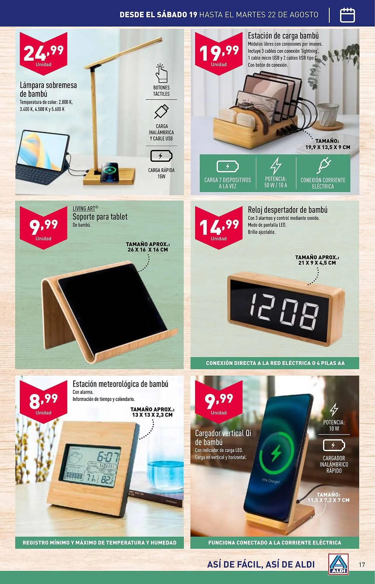 Catálogo de Folleto ALDI 16 de agosto al 22 de agosto 2023 - Página 17