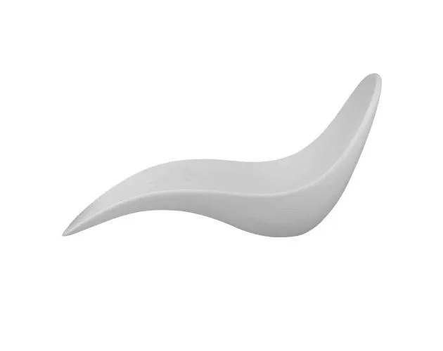 Mpc Concetta Tumbona de plástico de alta resistencia Ideal para jardín