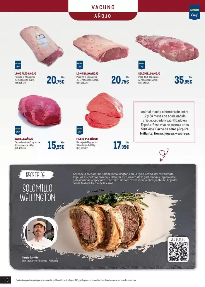 Catálogo de Especial Carnes Canarias 7 de abril al 4 de mayo 2025 - Página 16