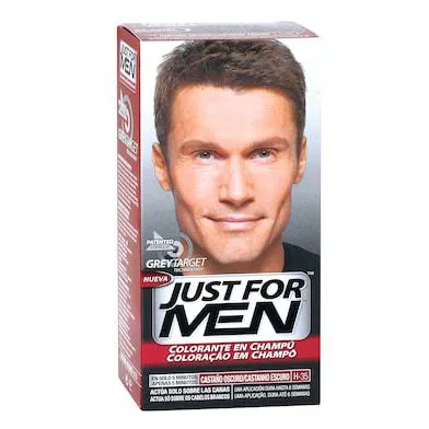 Tinte para hombre castaño oscuro Jfm 1 unidad