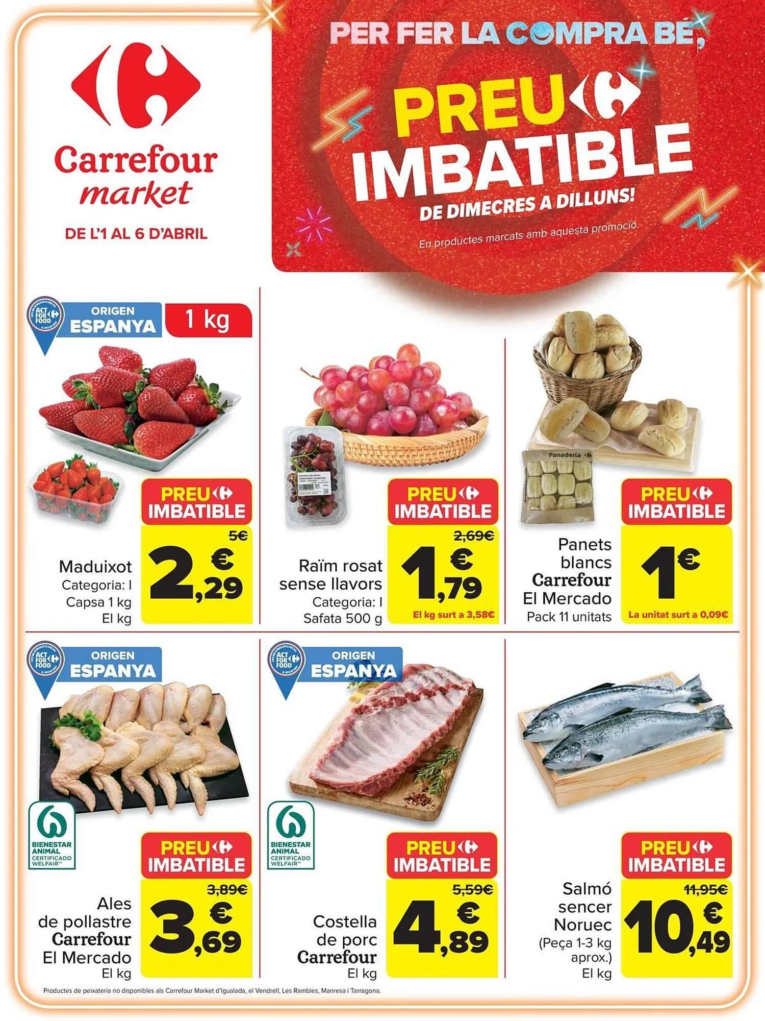 Catálogo de Folleto Carrefour Market 1 de abril al 6 de abril 2026 - Página 1