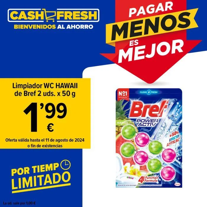 Catálogo de Catálogo Cash Fresh 5 de agosto al 11 de agosto 2024 - Página 1