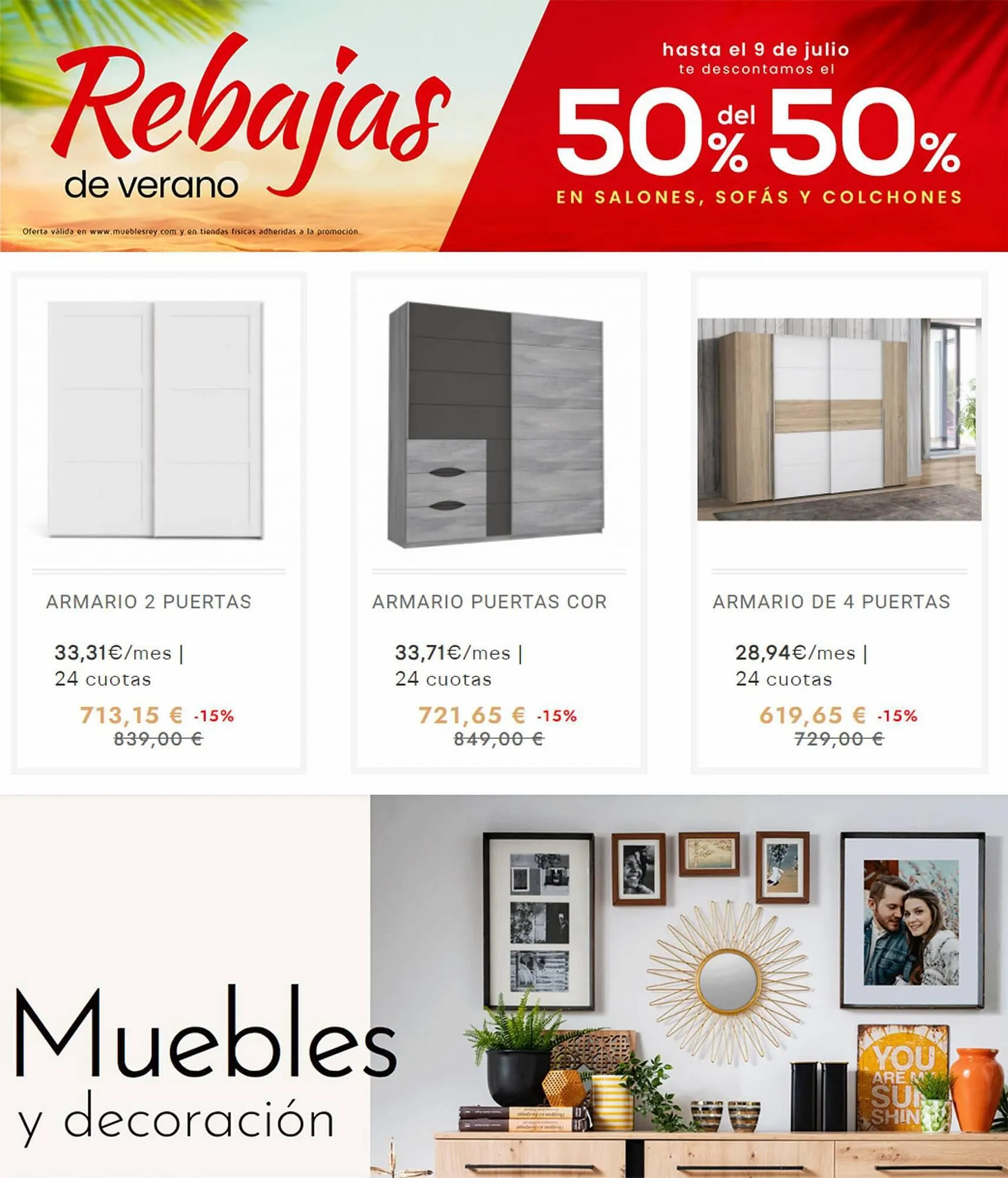 Catálogo de Folleto Muebles Rey 26 de junio al 10 de julio 2023 - Página 3