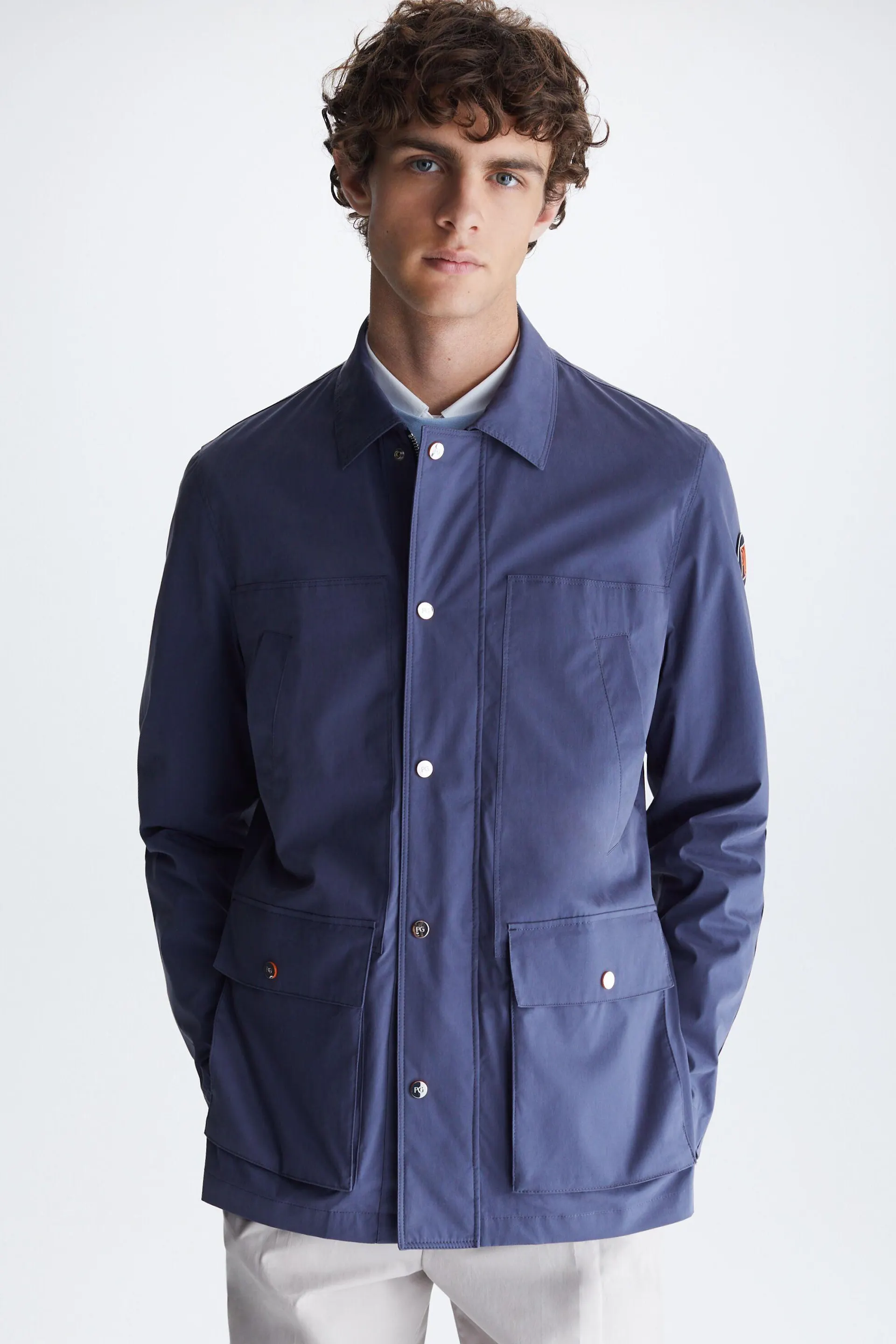 Chaqueta sahariana técnica impermeable