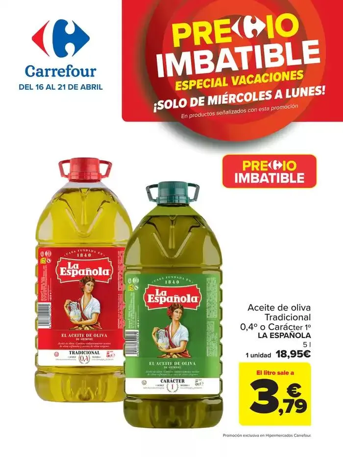 Catálogo de PRECIO IMBATIBLE 16 de abril al 21 de abril 2025 - Página 1