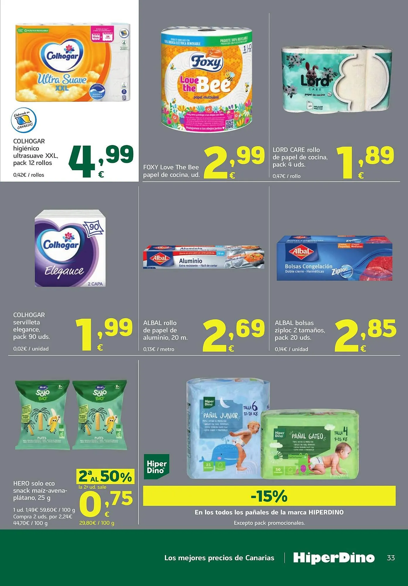 Catálogo de Folleto HiperDino 12 de mayo al 24 de mayo 2026 - Página 33
