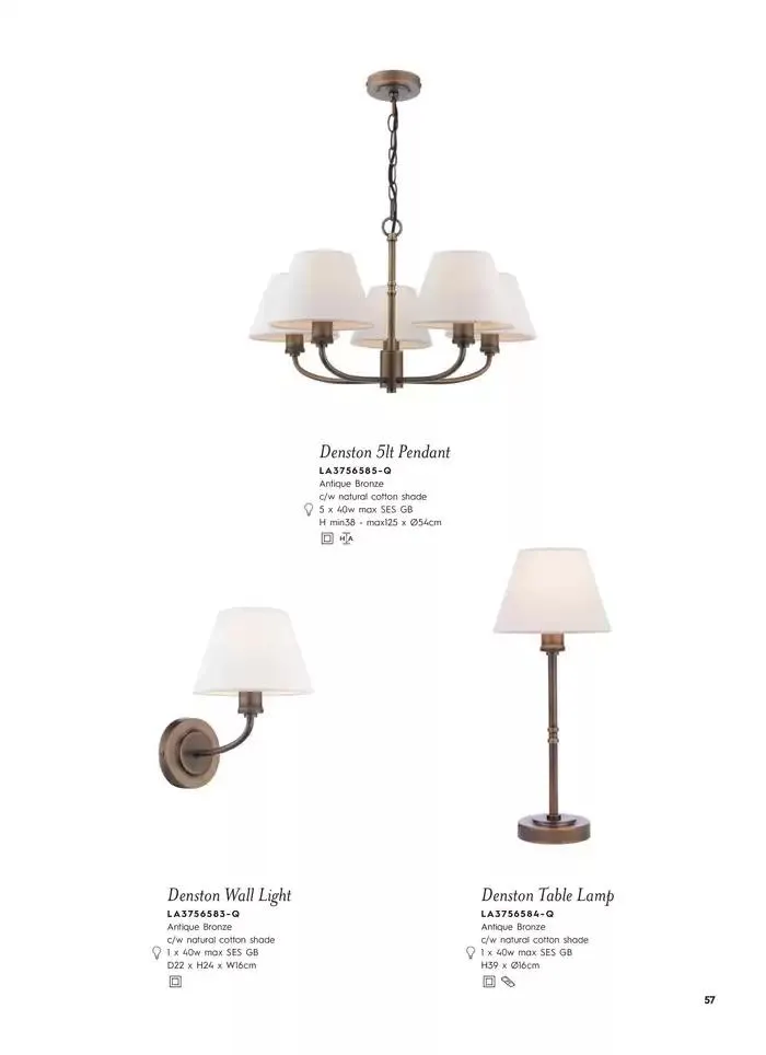 Catálogo de Lighting & Mirror Collection 12 de marzo al 31 de agosto 2025 - Página 59