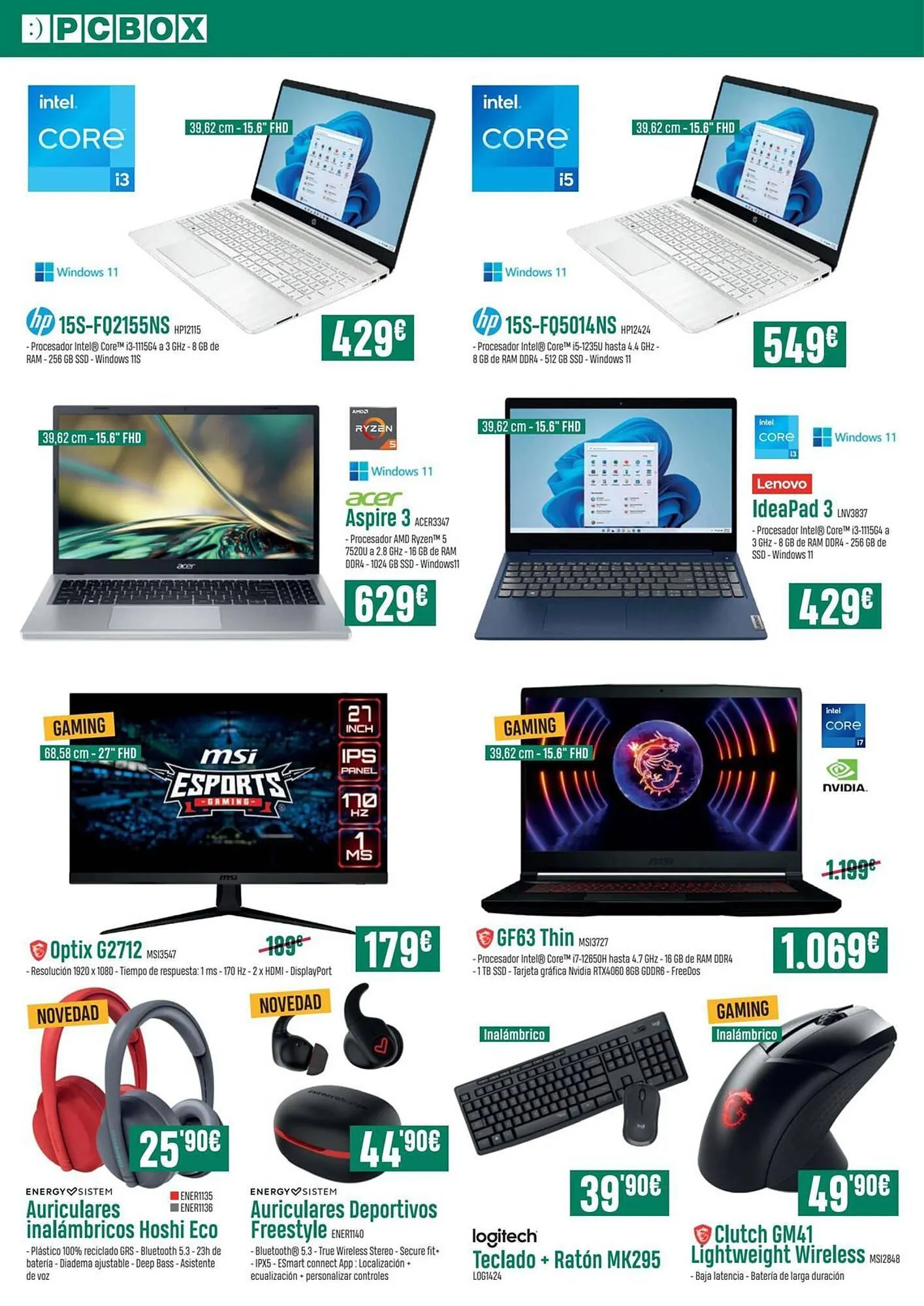 Catálogo de Folleto PCBox 9 de octubre al 12 de noviembre 2023 - Página 2