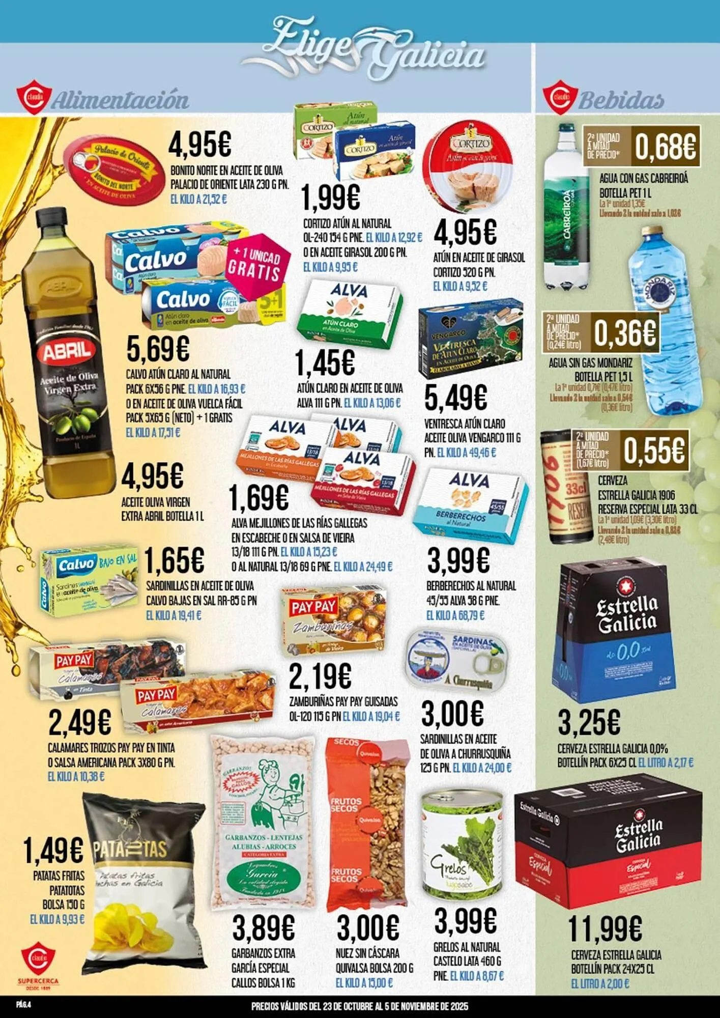 Catálogo de Folleto Claudio 24 de octubre al 5 de noviembre 2025 - Página 4