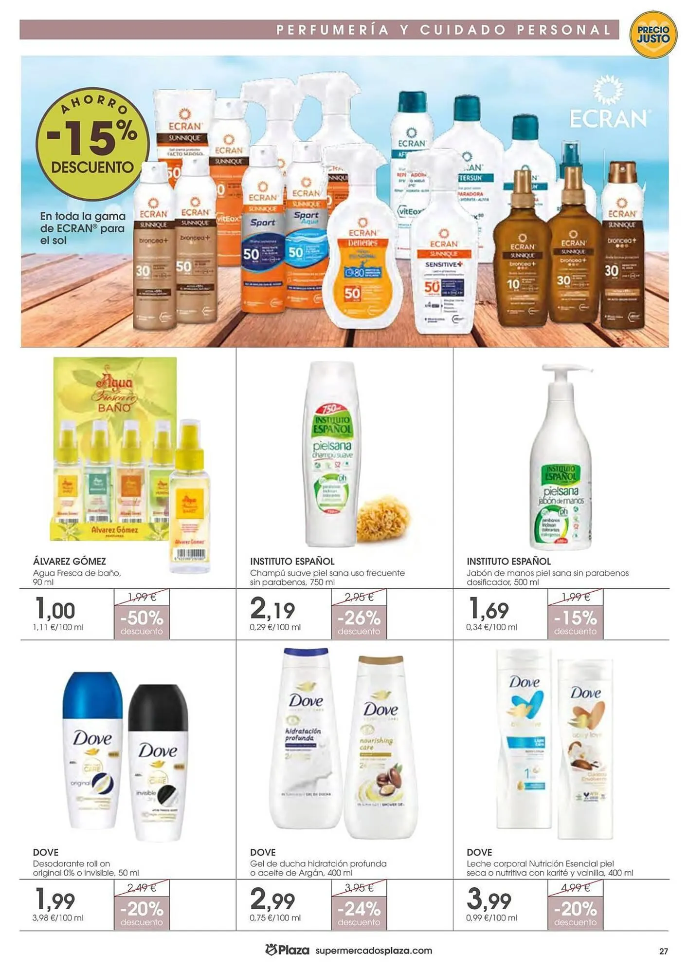 Catálogo de Folleto Supermercados Plaza 12 de junio al 25 de junio 2025 - Página 27