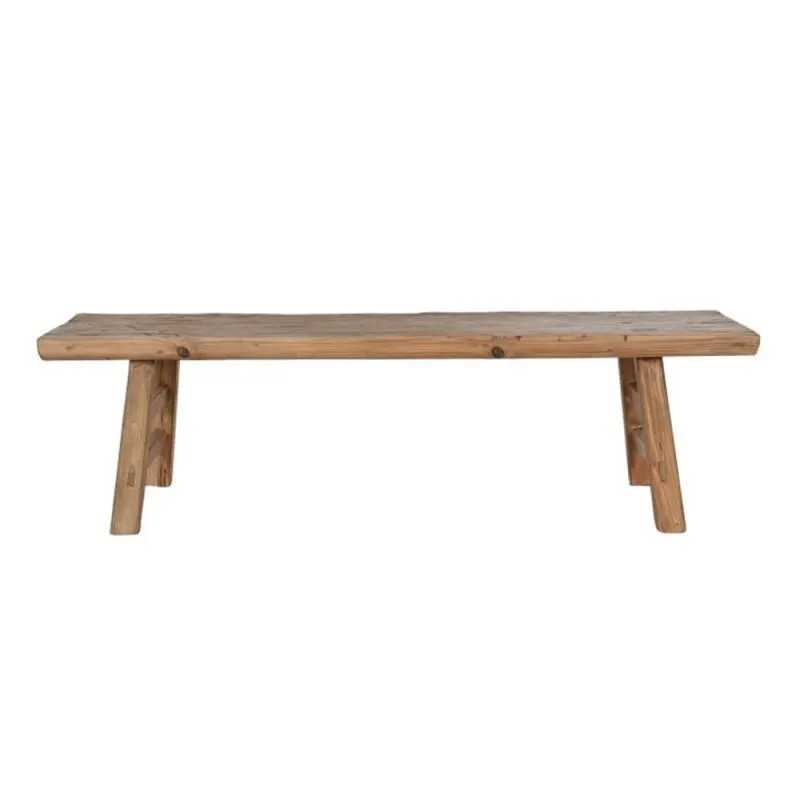 Elm wood coffee table 167x41cm