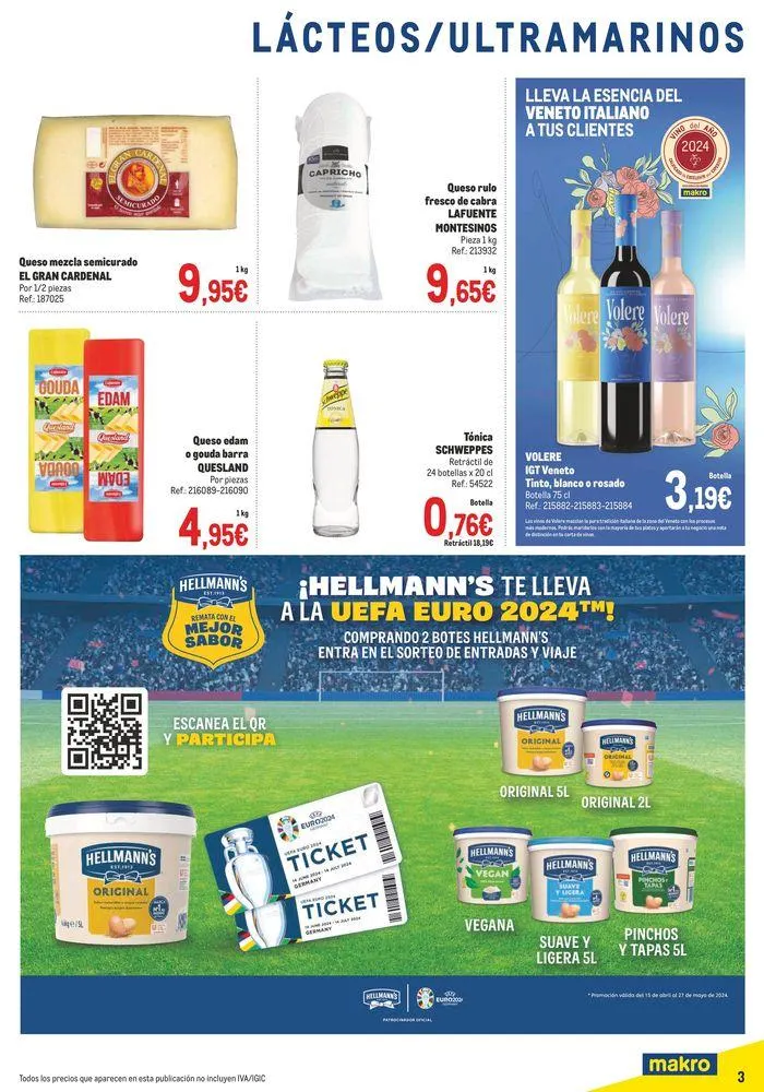 Catálogo de Makro Oferta - Bares & Restaurantes Norte II 6 de mayo al 2 de junio 2024 - Página 3