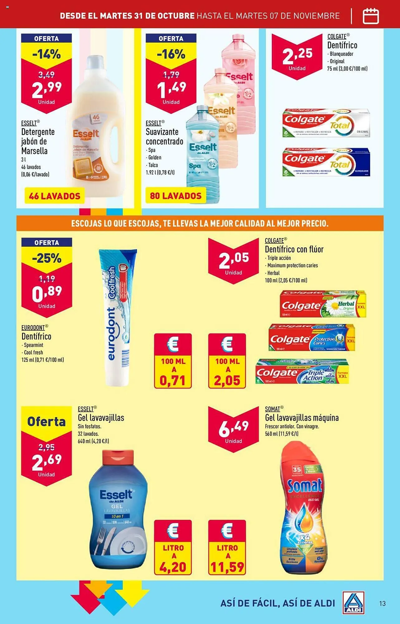 Catálogo de Folleto ALDI 31 de octubre al 7 de noviembre 2023 - Página 13