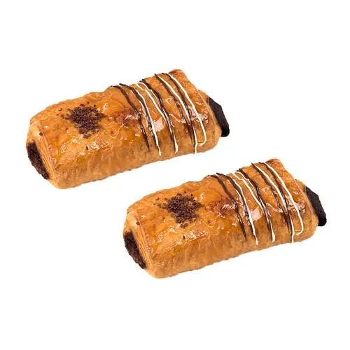 Napolitana rellena de chocolate, 2 uds, 165 g.