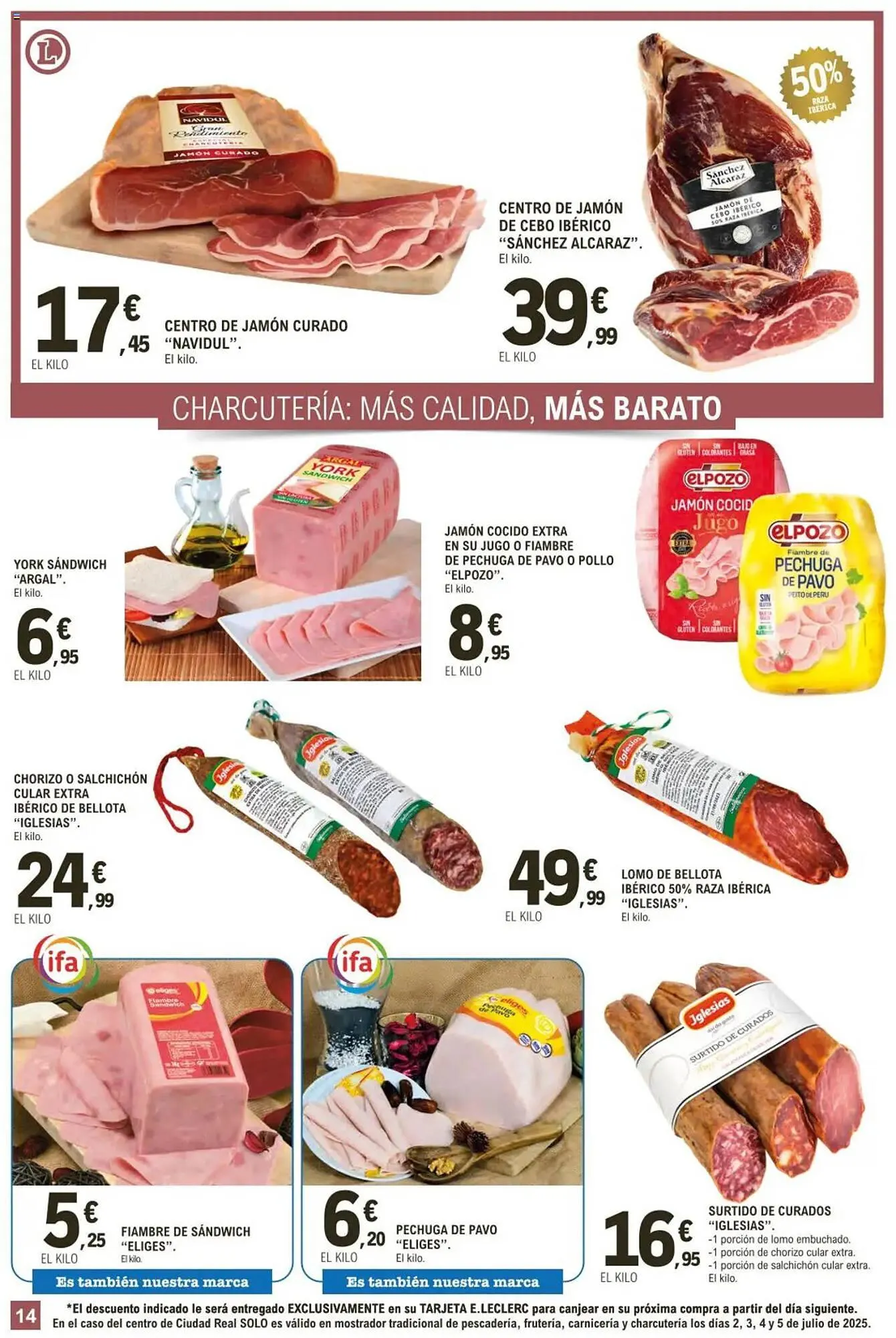 Catálogo de Folleto E.Leclerc 2 de julio al 13 de julio 2025 - Página 14