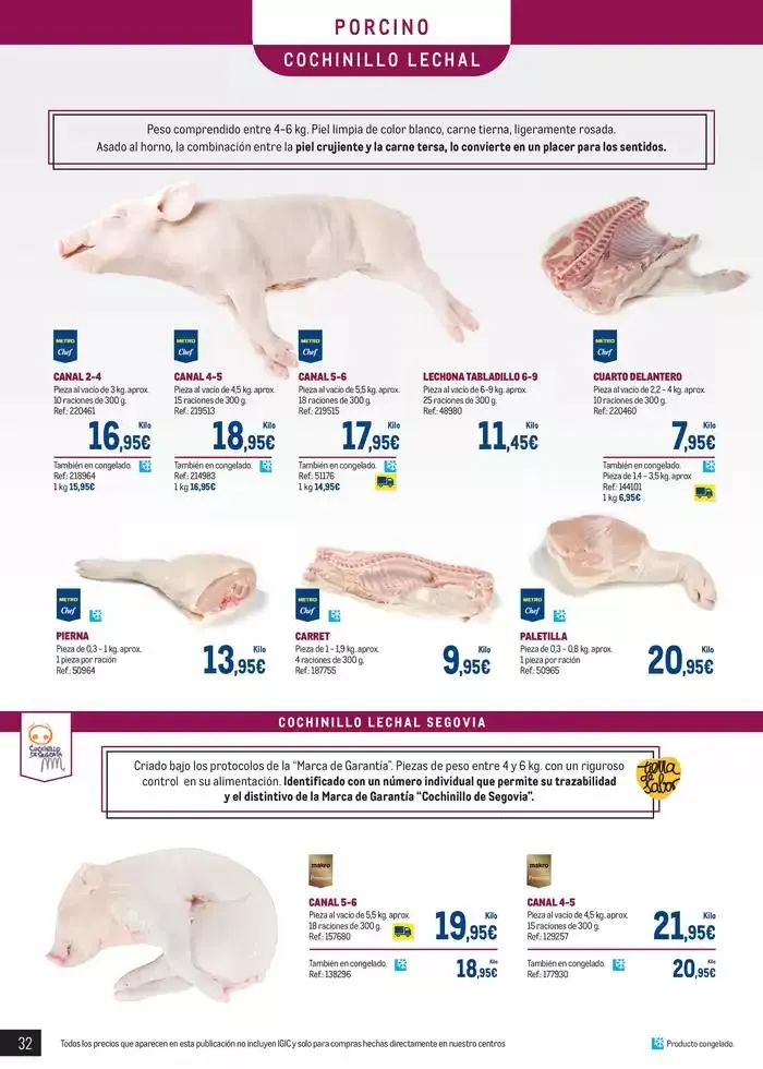 Catálogo de Especial Carnes Canarias 7 de abril al 4 de mayo 2025 - Página 32