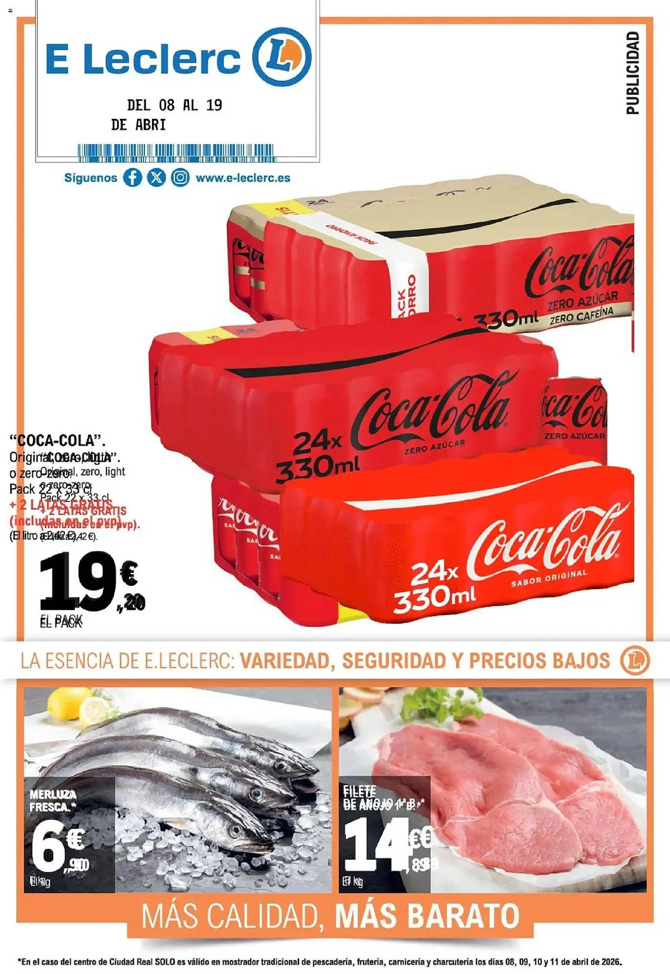 Catálogo de Catálogo E.Leclerc 8 de abril al 19 de abril 2026 - Página 1