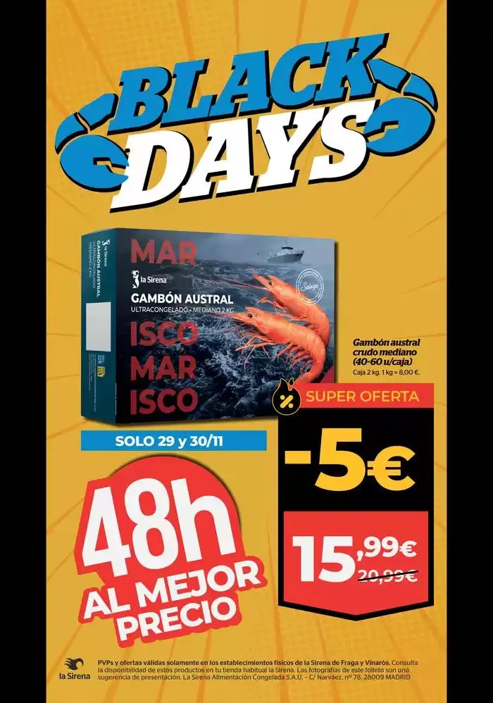 Catálogo de ¡Hasta el 01/12 Black Days! 29 de noviembre al 1 de diciembre 2024 - Página 1