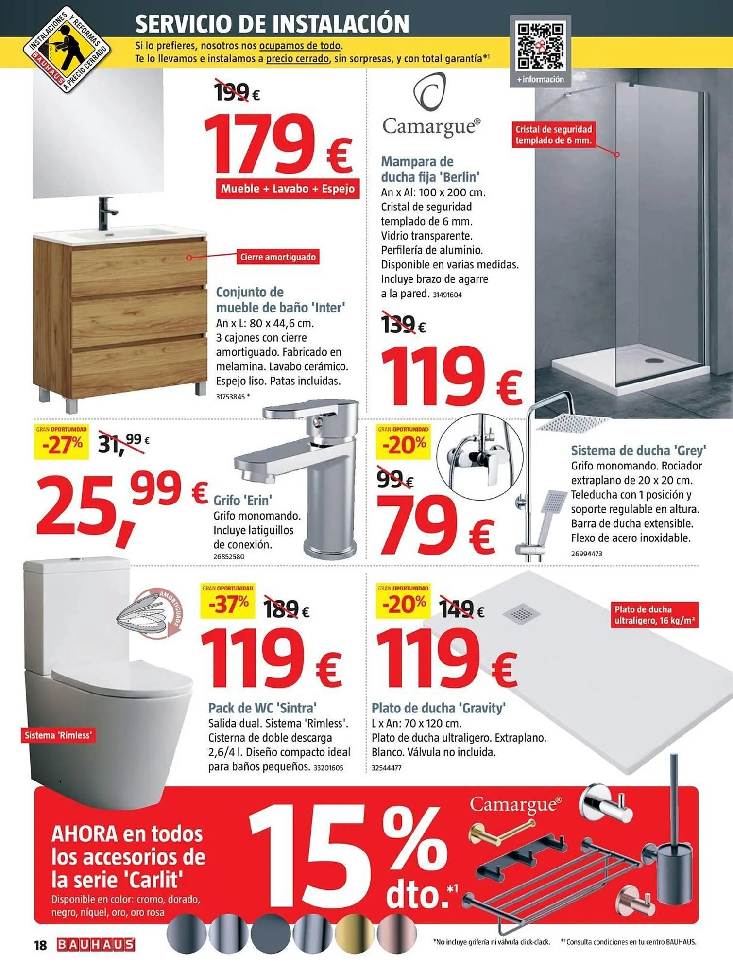 Catálogo de Catálogo Bauhaus 23 de octubre al 16 de noviembre 2025 - Página 18