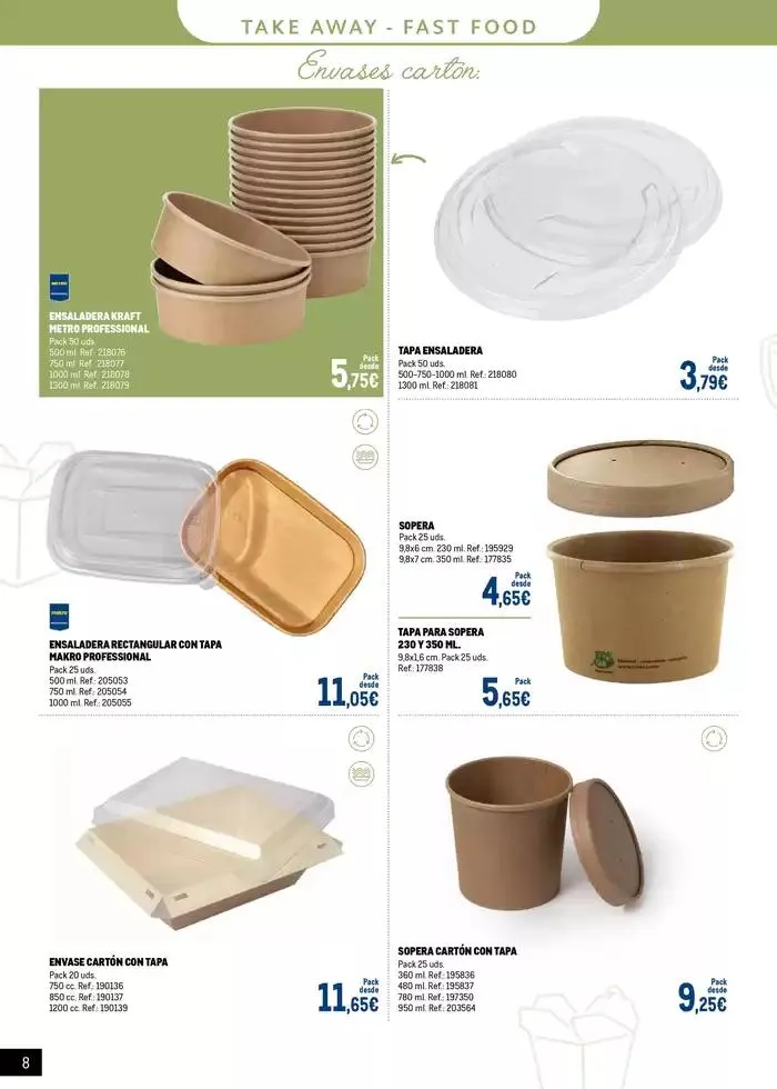 Catálogo de Catalogo Desechables Take Away Centro 20 de mayo al 1 de junio 2025 - Página 8