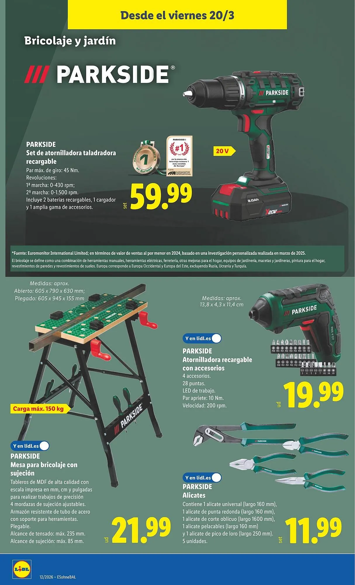 Catálogo de Catálogo Lidl 16 de marzo al 22 de marzo 2026 - Página 20