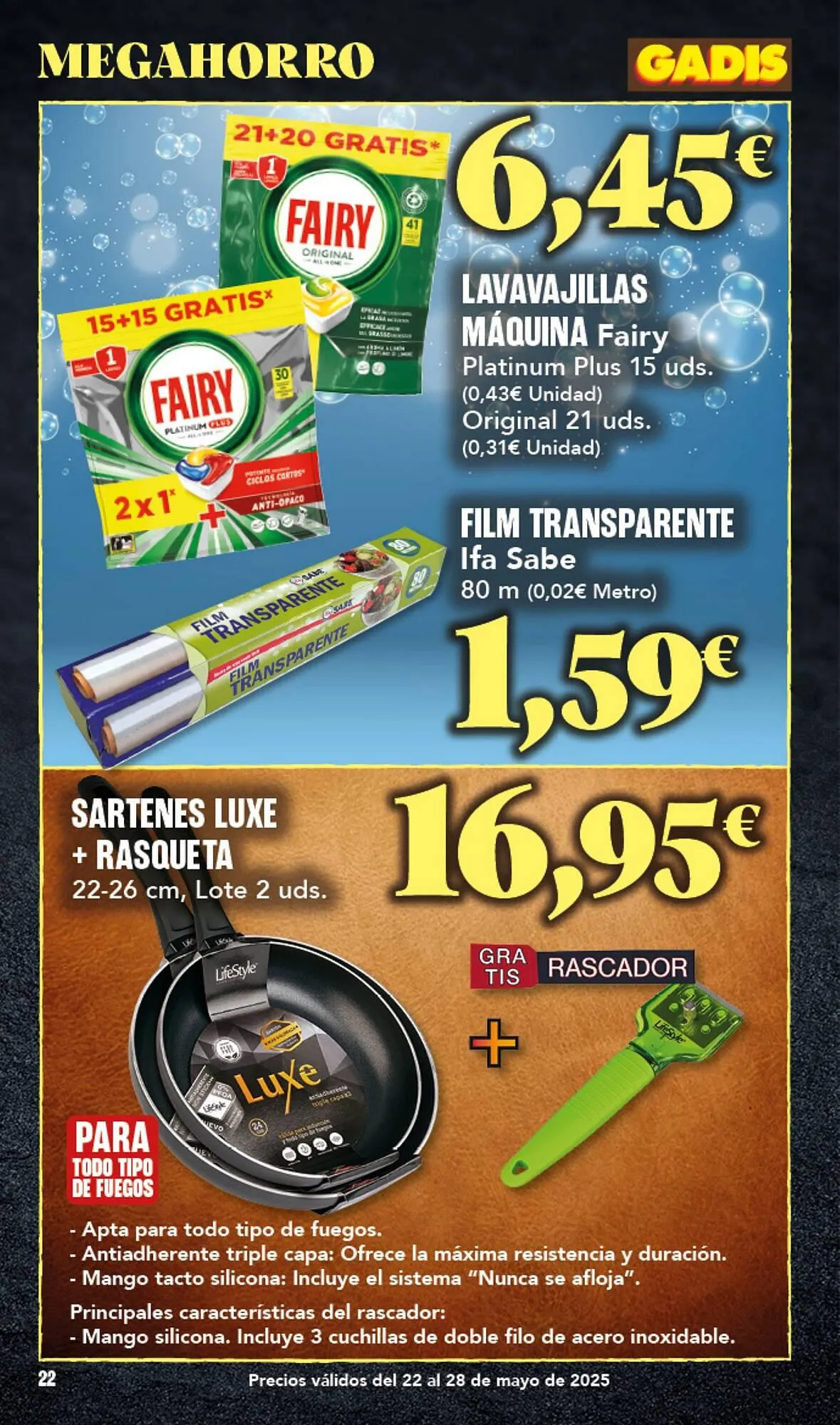 Catálogo de Folleto Gadis 22 de mayo al 28 de mayo 2025 - Página 22