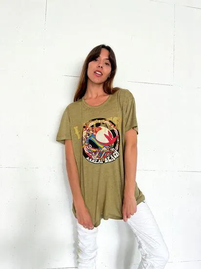 Custo Barcelona Miles Banzai Grey - Camiseta