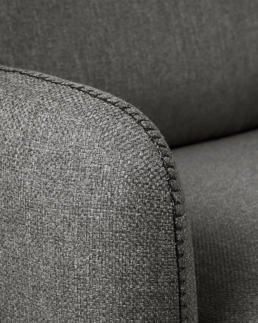 Sofá cama Kymoon 2 plazas visco negro 160 cm