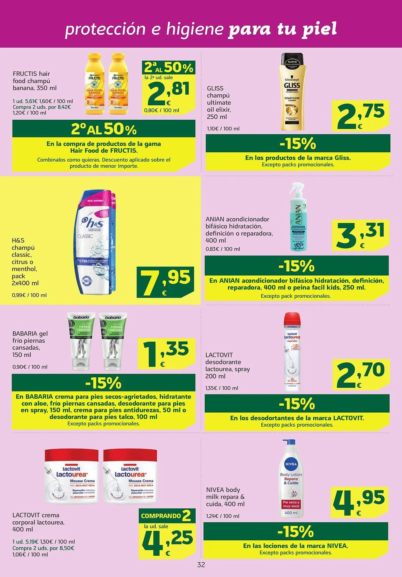 Catálogo de Folleto HiperDino 22 de julio al 7 de agosto 2025 - Página 32