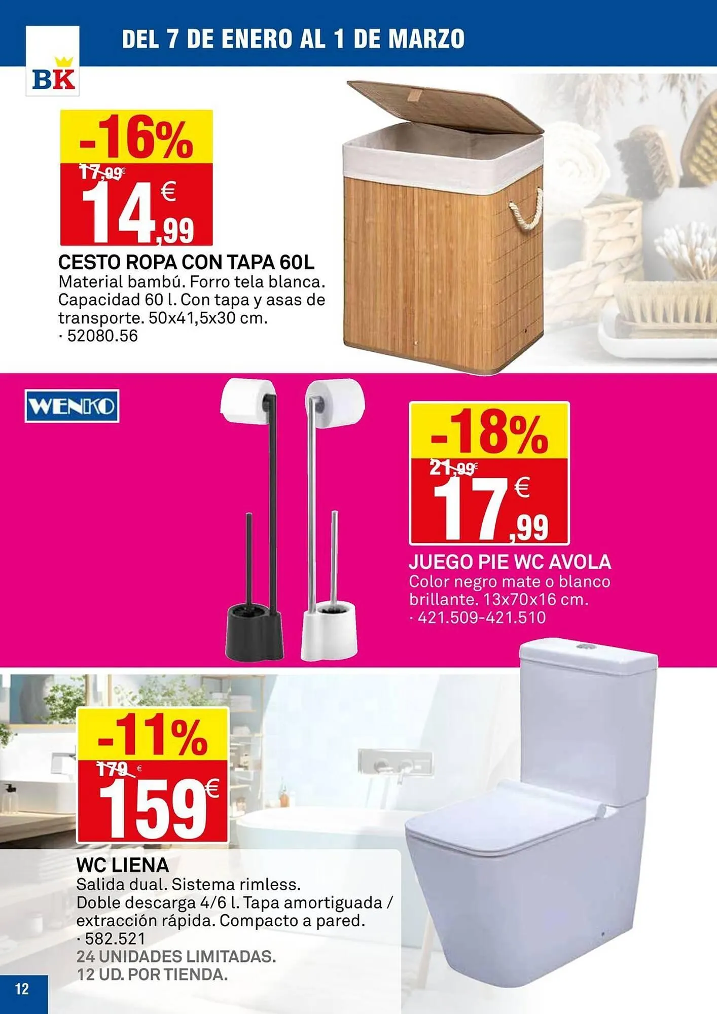 Catálogo de Catálogo Bricoking 7 de enero al 1 de marzo 2026 - Página 12