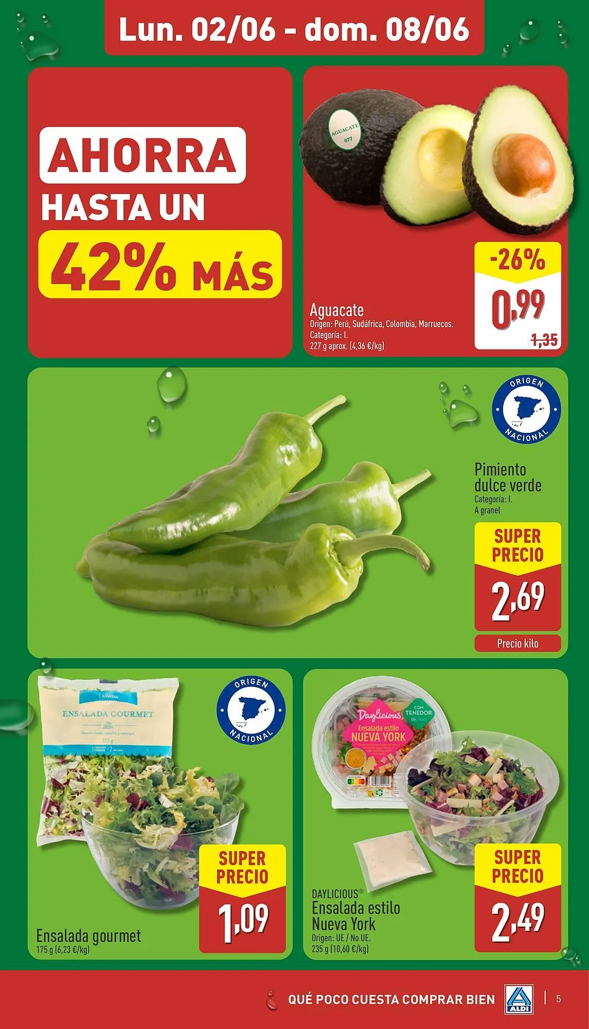 Catálogo de Folleto ALDI 2 de junio al 8 de junio 2025 - Página 5