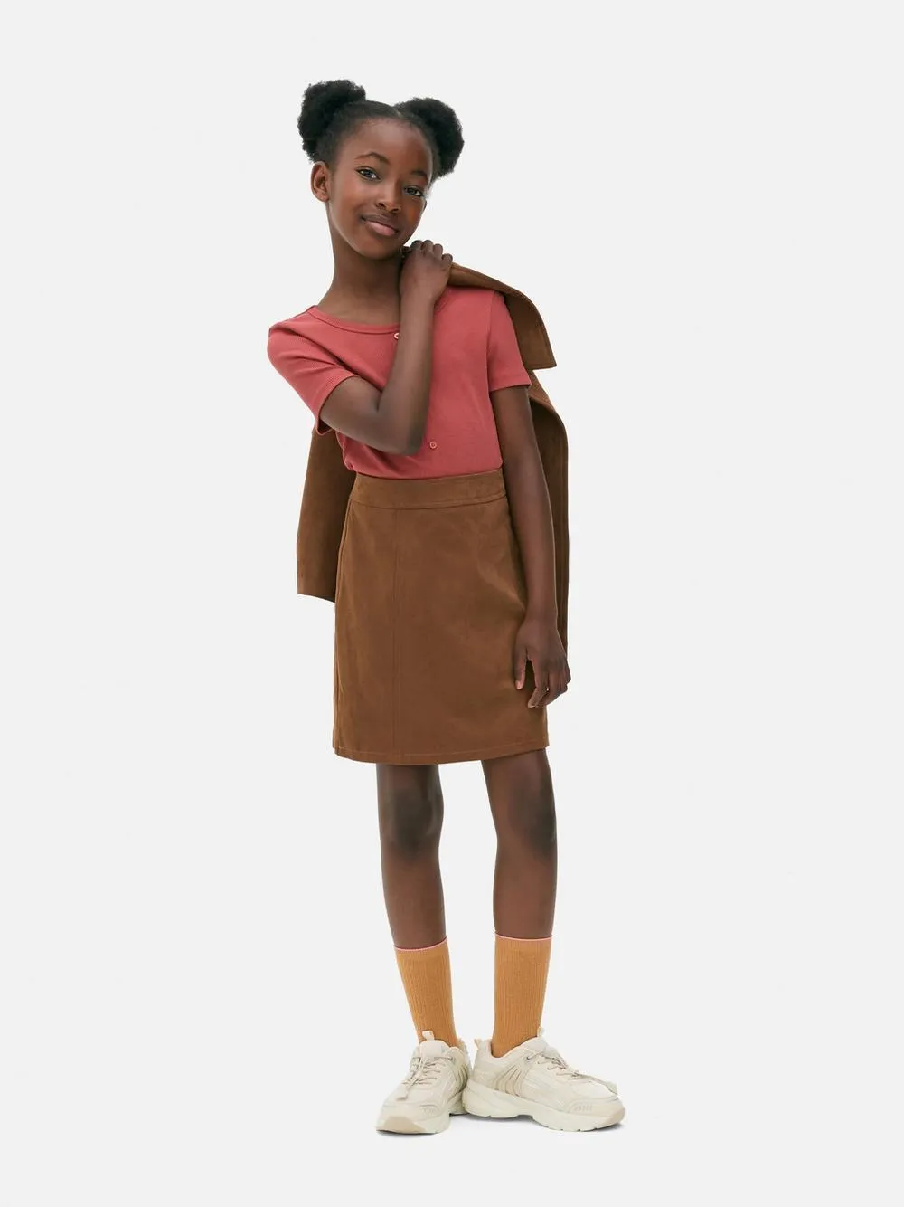 7-15 años | Falda de antelina