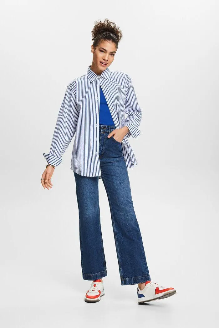 Jean à jambes larges