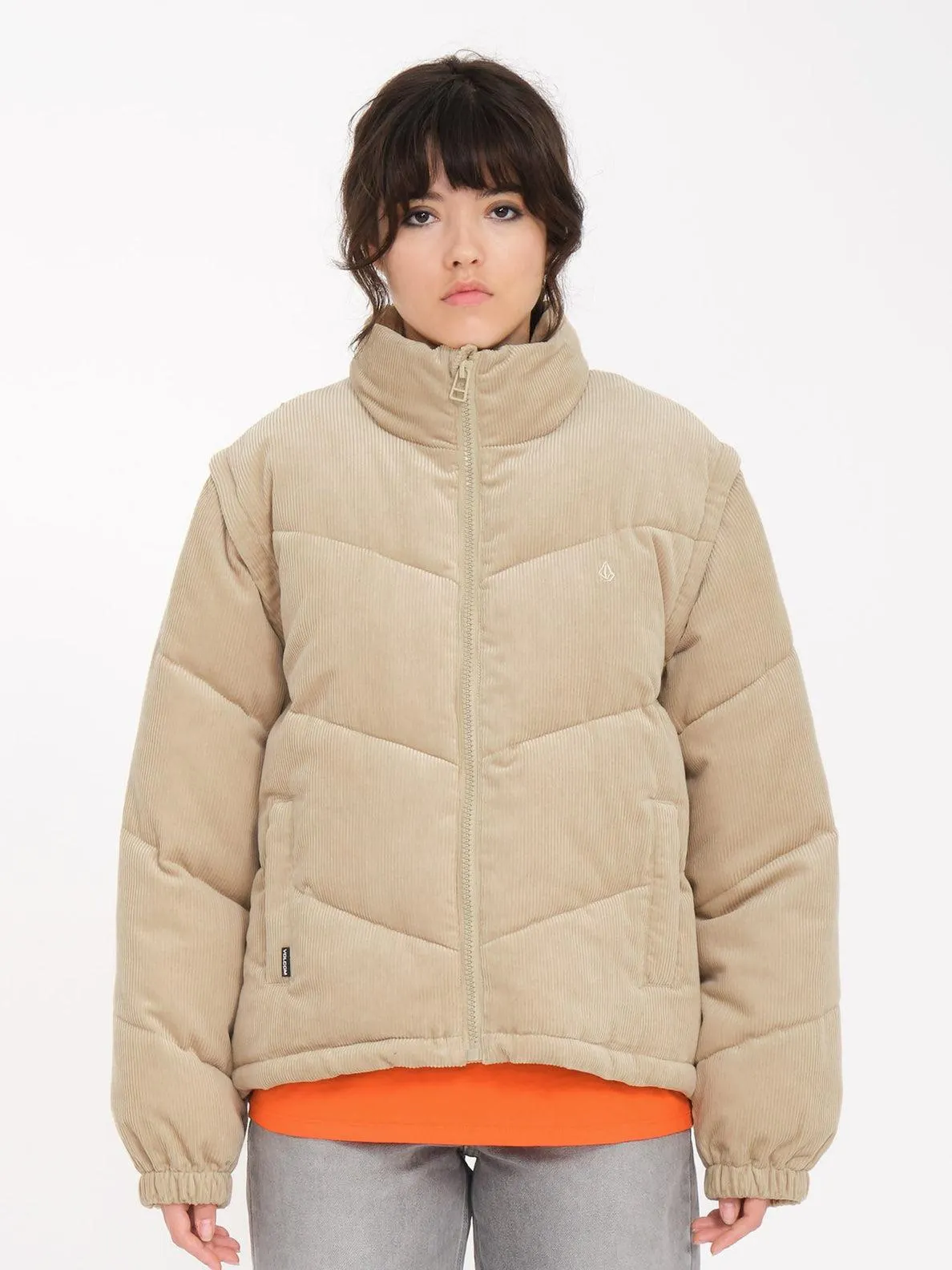 Chaqueta Cord'N Puff - KHAKI