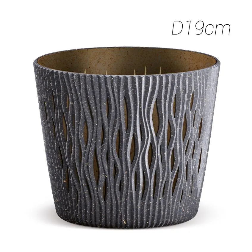 MACETA DUNA ECO 19CM GRAFITO ECO 20250-GEC