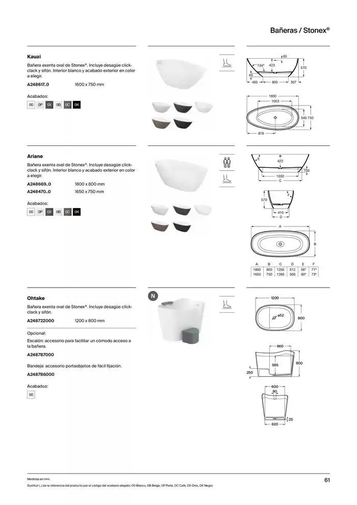 Catálogo de Platos de Ducha, Bañeras y Mamparas 9 de enero al 31 de diciembre 2025 - Página 63