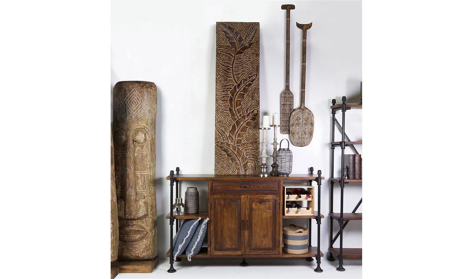 Aparador 2 puertas industrial Pipa