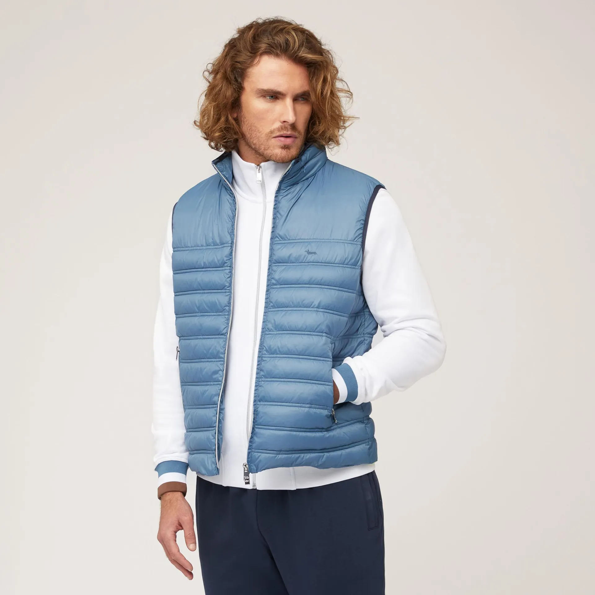 Chaleco de nailon acolchado