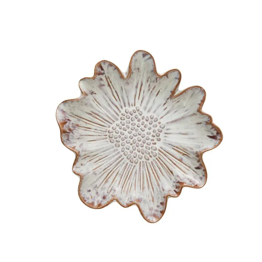 Florilla flower wall decoration H3.5 cm. white