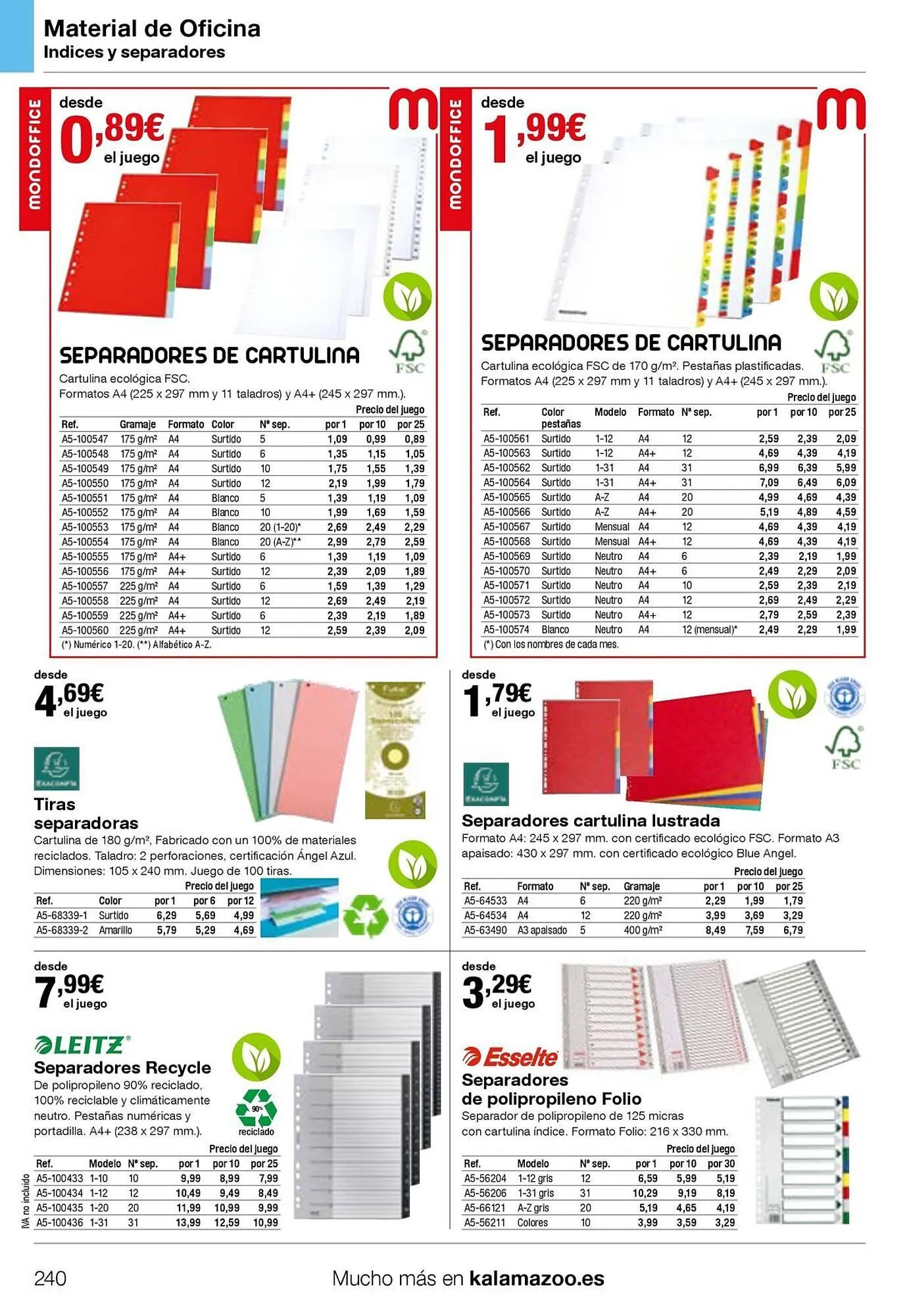 Catálogo de Folleto Staples Kalamazoo 19 de enero al 31 de diciembre 2026 - Página 240