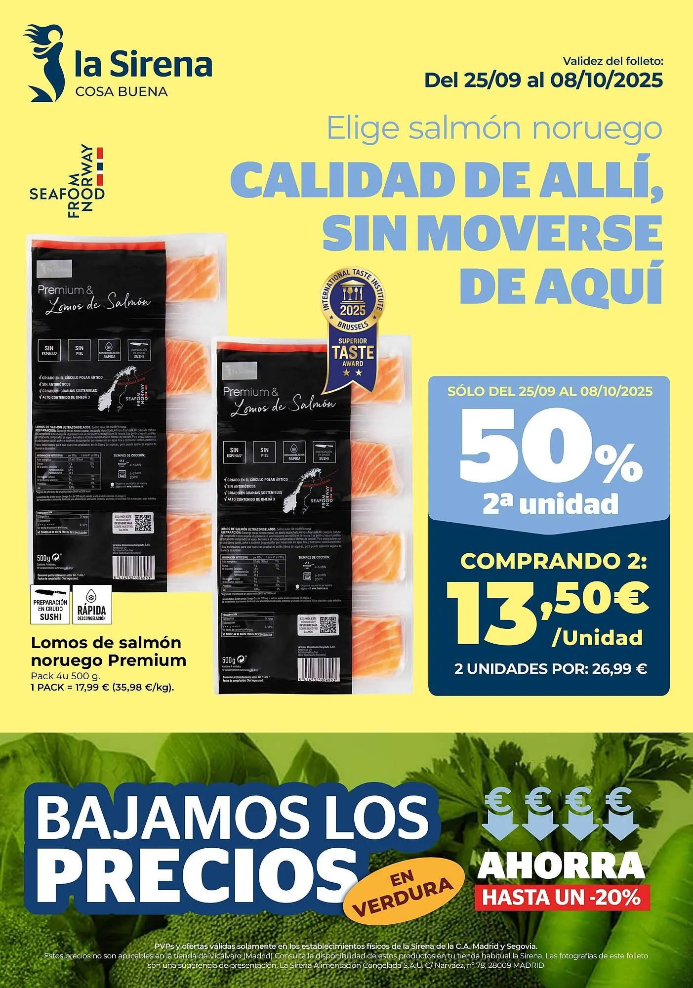 Catálogo de Catálogo La Sirena 25 de septiembre al 8 de octubre 2025 - Página 1