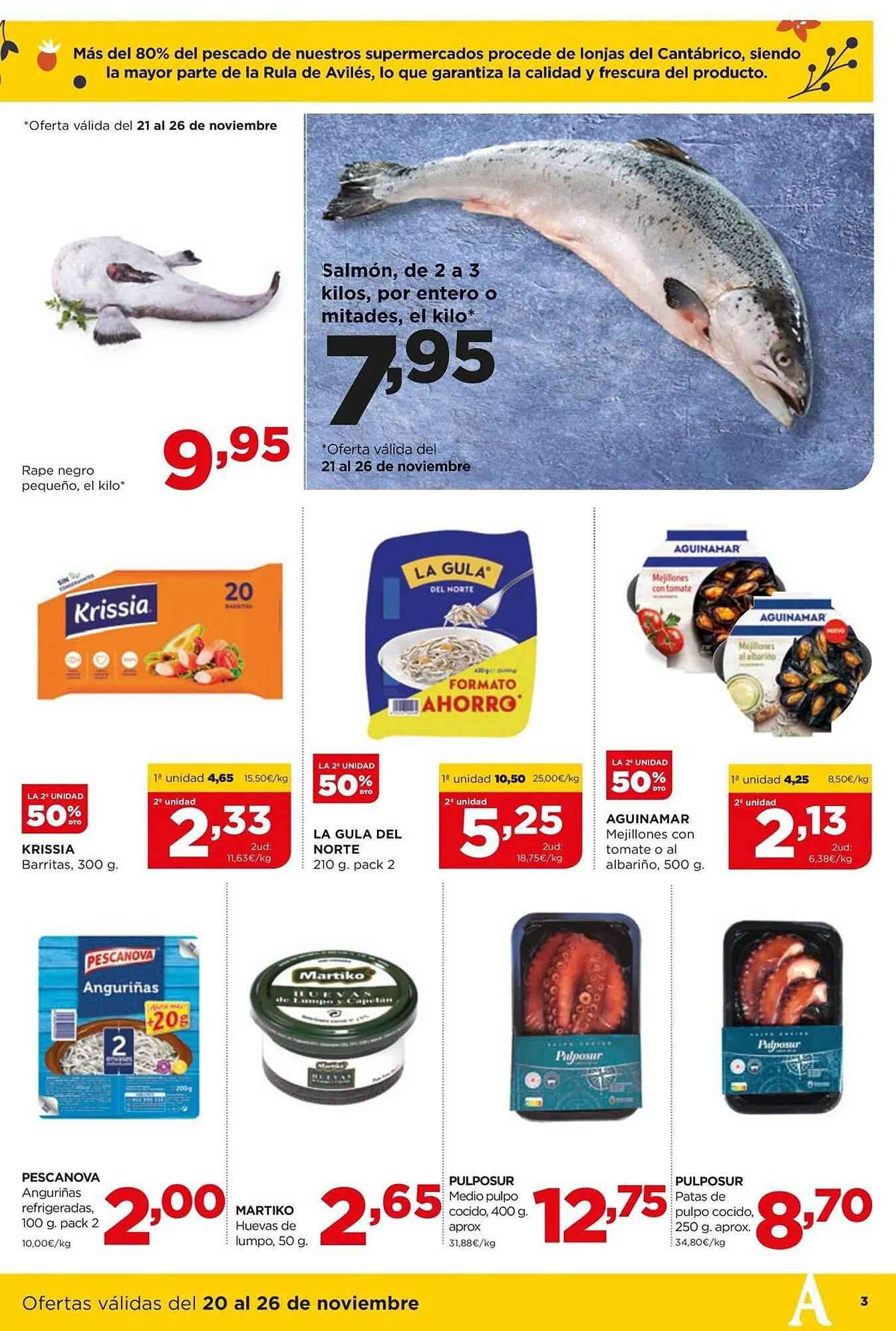 Catálogo de Folleto Alimerka 20 de noviembre al 26 de noviembre 2023 - Página 3