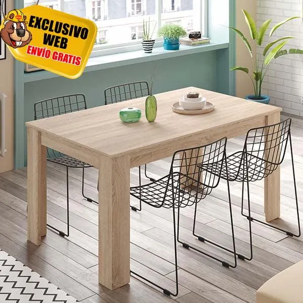 Mesa de Comedor Extensible Kendra Roble Canadian