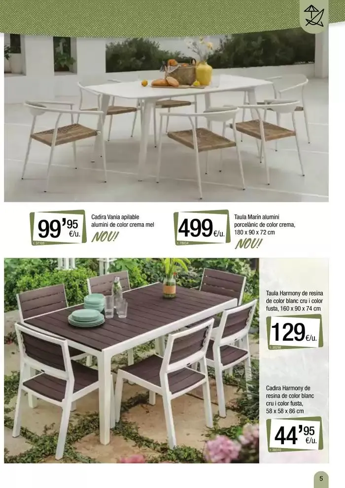 Catálogo de Catàleg vàlid del 18 de març al 25 d’agost 18 de marzo al 25 de agosto 2025 - Página 5