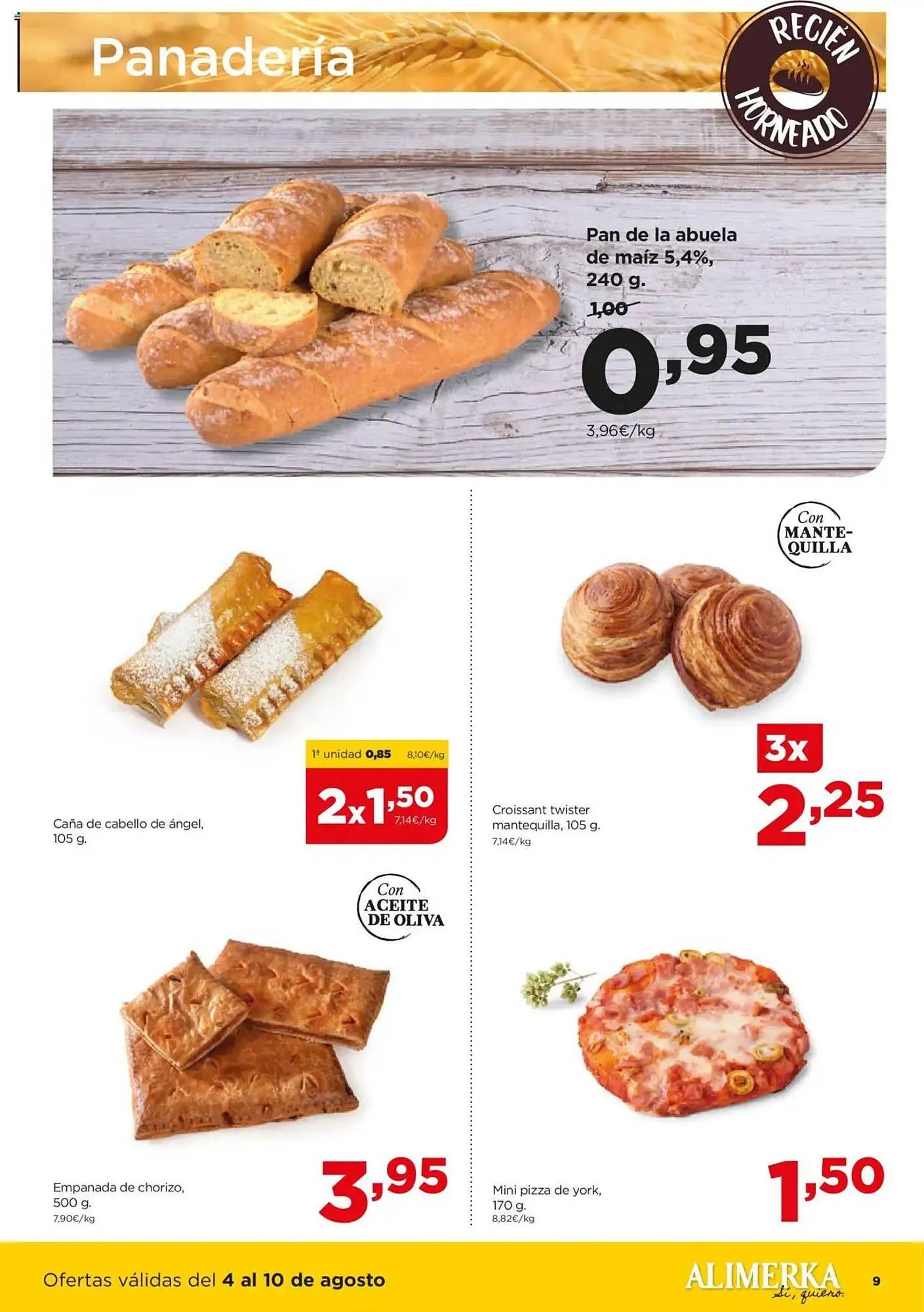 Catálogo de Folleto Alimerka 4 de agosto al 10 de agosto 2025 - Página 9