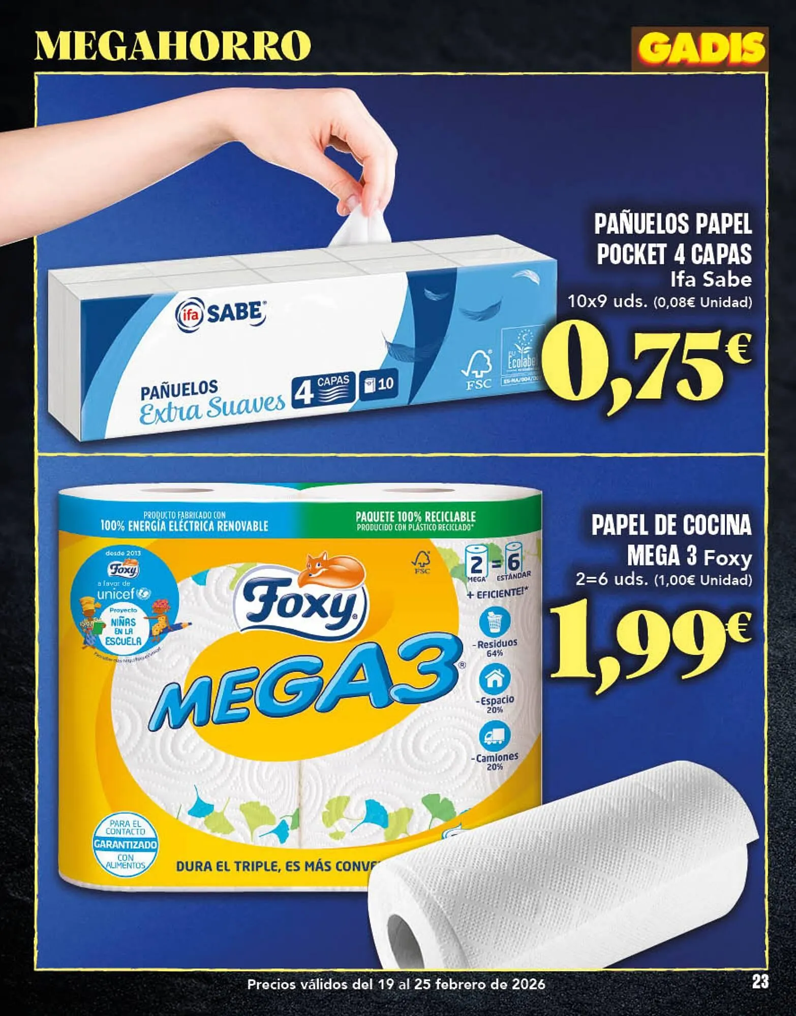 Catálogo de Folleto Gadis 19 de febrero al 25 de febrero 2026 - Página 23